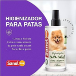 HIGIENIZADOR PARA PATAS SANOL DOG 250ml 6281