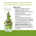 DESENGORDURANTE SANOL EXTRATOS NATURAIS HORTELA E SALVIA 500ml 4212