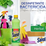 DESINFETANTE BACTERICIDA LEITOSO SANOL HERBAL 500ml 2137