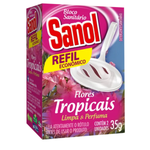 BLOCO SANITÁRIO SANOL FLORES TROPICAIS REFIL 35g 2541