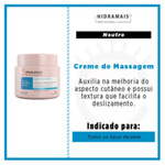 Kit Creme Massagem Neutro + Creme Drenagem linfática Hidramais 500g