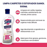 LIMPA CARPETE E ESTOFADOS 500ML SANOL 4501