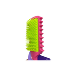 Escova Flex De Fitagem Ricca Curls Cachos Mais Definidos Cor Rosa E Verde 2446