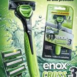 APARELHO DE BARBEAR ENOX CROSS3 3 LAMINAS E 5 CARGAS 2618