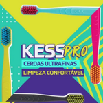 PACK COM 4 ESCOVAS DENTAIS KESS PRO EXTRA MACIAS 2535