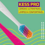 PACK COM 4 ESCOVAS DENTAIS KESS PRO EXTRA MACIAS 2535
