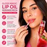 GLOSS MAGIC LIP OIL MORANGO RICCA BRILHO LABIAL 4ml 3838