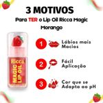 GLOSS MAGIC LIP OIL MORANGO RICCA BRILHO LABIAL 4ml 3838