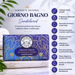 SABONETE EM BARRA GIORNO BAGNO SANDALWOOD 180G 10454