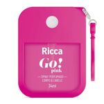 SPRAY PERFUMADO DESODORANTE COLÔNIA GO! PINK RICCA 34ML 2948