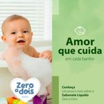 SABONETE LIQUIDO ZERO A DOIS 250ML 10372
