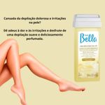 CERA REFIL ROLL-ON CHOCOLATE BRANCO 100G DEPILBELLA