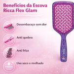 ESCOVA RICCA FLEX GLAM ROXA 2379