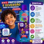 CREME DE PENTEAR CACHOS 2 EM 1 MEDIX KIDS 300ML 68163