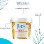 CERA DEPILATÓRIA MICRO-ONDAS MARACUJÁ 100G DEPIL BELLA 