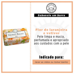 SABONETE EM BARRA GIORNO BAGNO FLOR LARANJEIRA E VETIVER 180G SANOL 9701