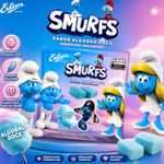 BALA MASTIGÁVEL SMURFS ALGODÃO DOCE ERLAN 500G 112249