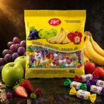 BALA DURA RECHEADA ERLAN FRUTAS SORTIDAS 400G 113001