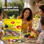 BALA DURA RECHEADA ERLAN FRUTAS SORTIDAS 400G 113001