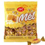 BALA DURA RECHEADA ERLAN HONEY MEL 500G 113106
