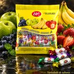 BALA MASTIGÁVEL ERLAN FRUTAS SORTIDAS 500G 112206