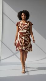 VESTIDO ESTAMP C/MANGA VISCOSE 20058