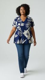 BLUSA ESTAMPADA VISCOSE 20042