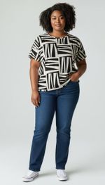 BLUSA ESTAMPADA VISCOSE 20042