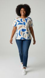BLUSA ESTAMPADA VISCOSE 20042