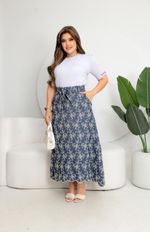 SAIA JEANS MID BORDADA 100% ALG 9916