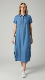 VESTIDO TEC TENCEL 100% ALG 9867