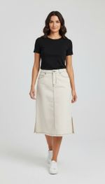 SAIA JEANS MIDI 100% ALG 8745