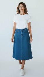 SAIA JEANS MIDI 100% ALG 8745