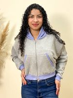 JAQUETA ABERTA C/CAPUZ FEM 6030229