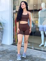CONJ SHORT TEC CANELADO ELASTANO 23042625