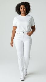 CALCA SKINNY MOCA FLOR 12177
