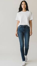 CALCA PLUS SIZE MOCA FLOR 12038