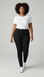 CALCA SKINNY MOCA FLOR FM AD 12167