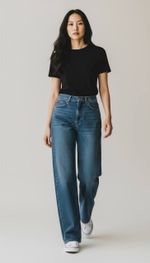 CALCA JEANS RETA FEM DIPANNO 2610766