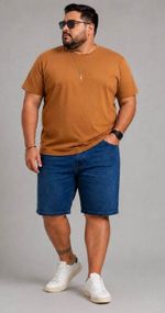 BERMUDA JEANS PLUS MASC MASC C/ELAST 3226161
