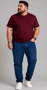 CALCA JEANS PLUS MASC C/ELAST 122617