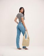 CALCA JEANS WIDE LEG 354524