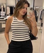 BLUSA REG FEM LISTRA CANELADO Y029