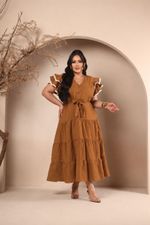 VESTIDO LONGO PLUS TEC MARRANTE PREMIUM 2902