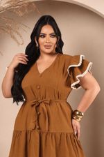 VESTIDO LONGO PLUS TEC MARRANTE PREMIUM 2902