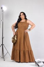 VESTIDO LONGO PLUS TEC MARRANTE PREMIUM 3086