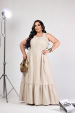 VESTIDO LONGO PLUS TEC MARRANTE PREMIUM 3086