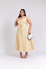VESTIDO LONGO PLUS TEC MARRANTE PREMIUM  220825