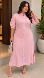 VESTIDO LONGO PLUS TEC MARRANTE PREMIUM 238097