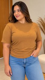 BLUSA MALWEE CANELADO FEM 100085001